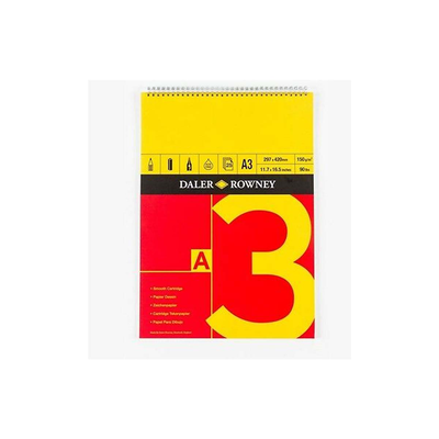 Daler rowney painting book red and yellow 150g a4, , medium