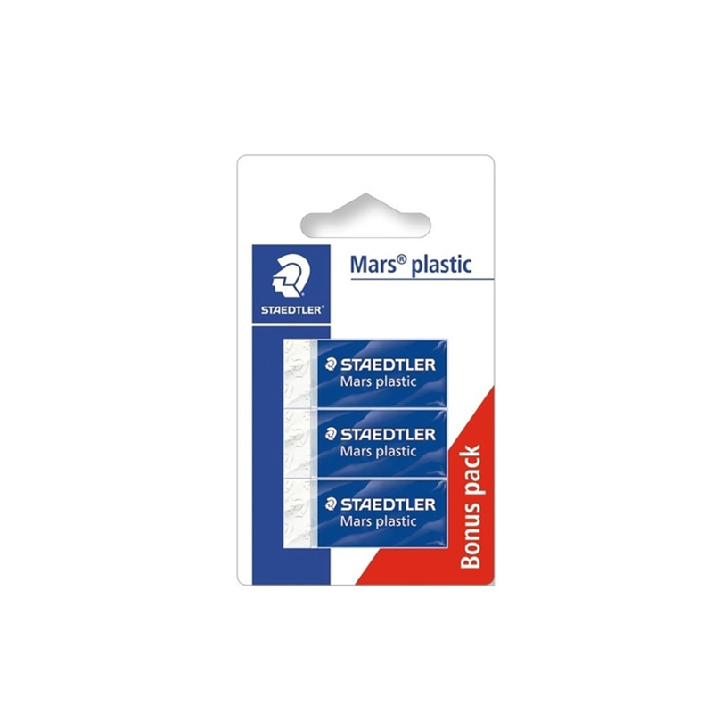 Staedtler mini eraser mars plastic 3tem, , medium-null