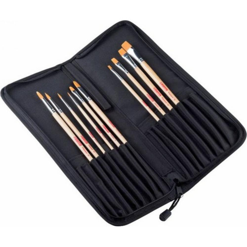 Product image: Royal talens brushes set polyester with organizer 10 pcs, , medium-null