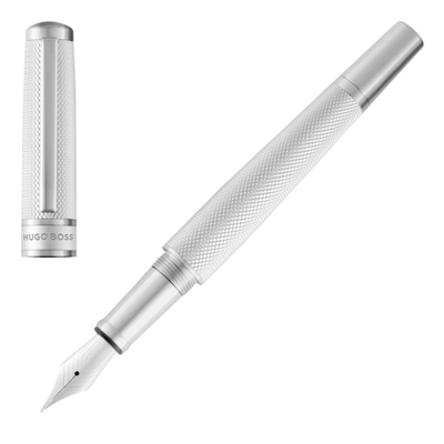 Hugo Boss fountain pen totem chrome, , medium