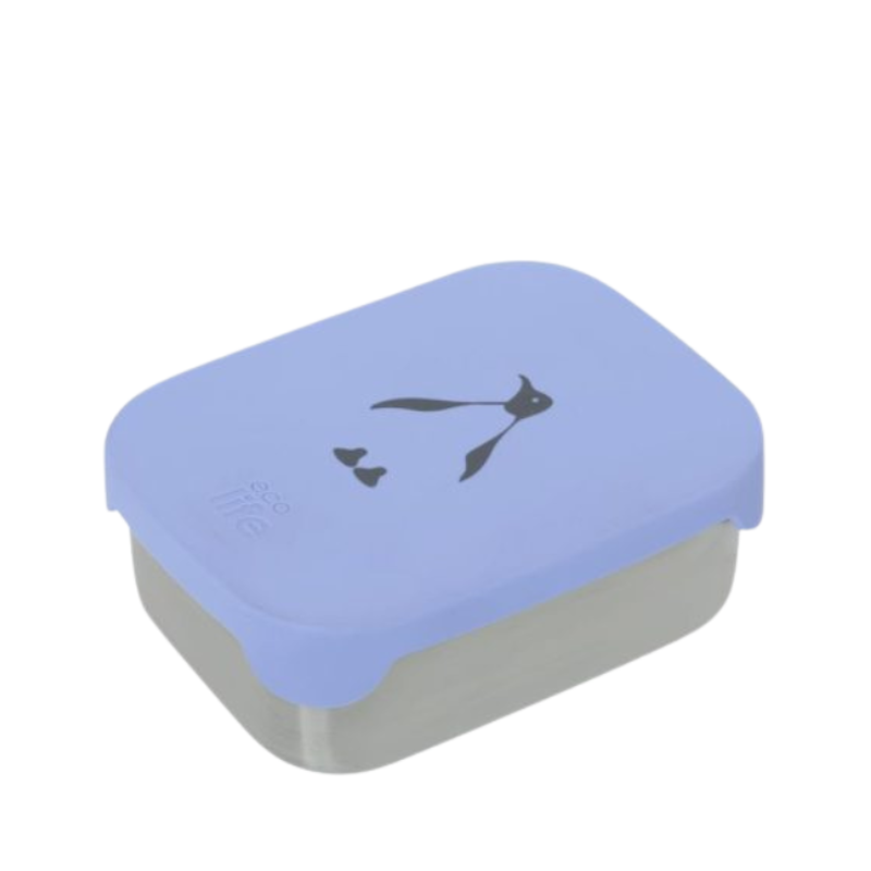 Ecolife stainless steel food container with divider 800ml-null