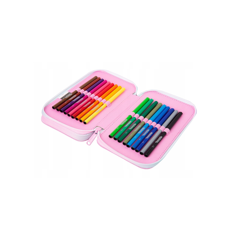 Coolpack jumper 2 double pencil case tie dye, , medium-null