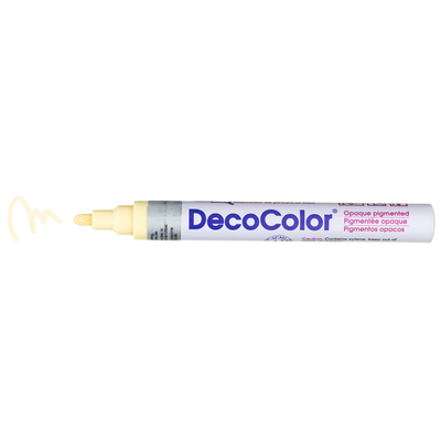 Decocolor paint marker broad - 300/42 cream yellow, , medium