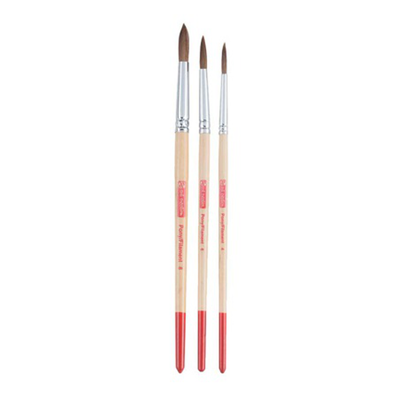 Art creation water colour brushes set 3 rounds, , medium-null