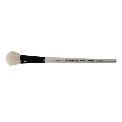 Daler-rowney graduate brush white goat oval wash 3/4in, , medium