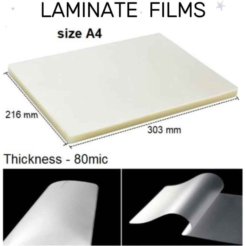 Laminating film 80mic a4 size 100 sheets - &phi;&upsilon;&lambda;&lambda;&alpha; &pi;&lambda;&alpha;&sigma;&tau;&iota;&kappa;&omicron;&pi;&omicron;&iota;&eta;&sigma;&eta;&sigmaf; &phi;&upsilon;&lambda;&lambda;&alpha; &alpha;4, , medium-null