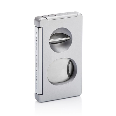 Porsche design 2 in 1 cigar cutter p'3626 silver
