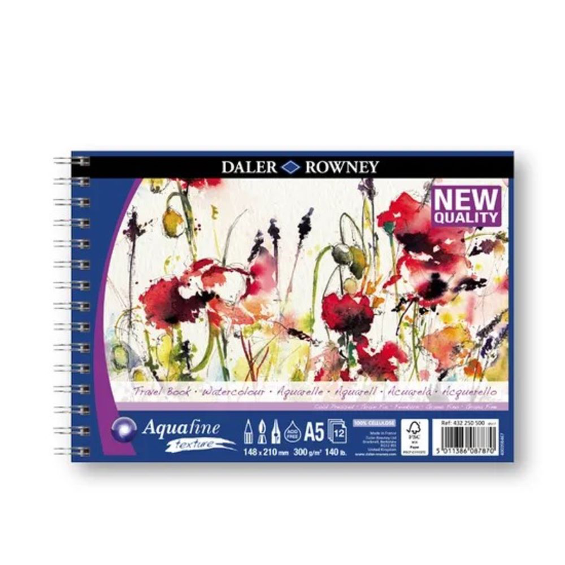 Aquafine pad 300g a5 spiral 12sh texture, , medium-null