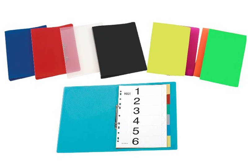 B/r pvc binder 2rings red opal br81016, , medium-null