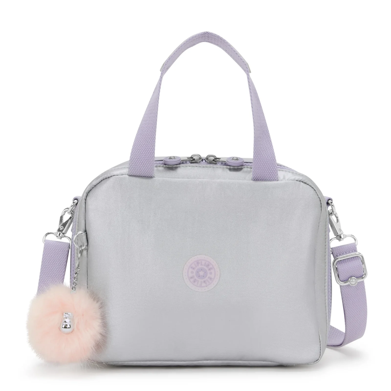 Kipling miyo silver glow met, , medium-null