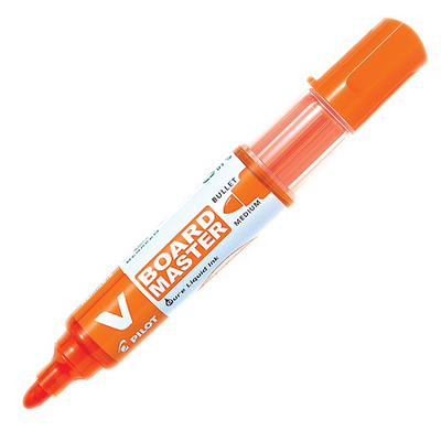 Pilot board master whiteboard marker orange, , medium