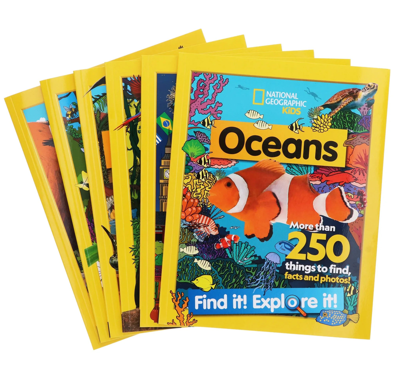 Find it! Explore it! By national geographic kids book assortment-null