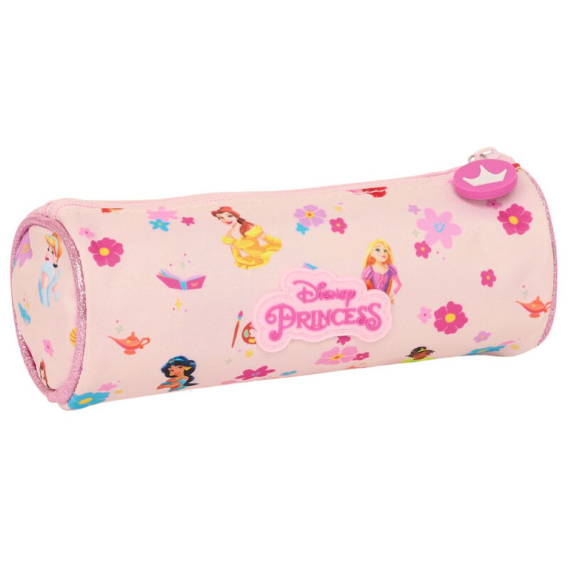 Pencil case round disney princess, , medium-null