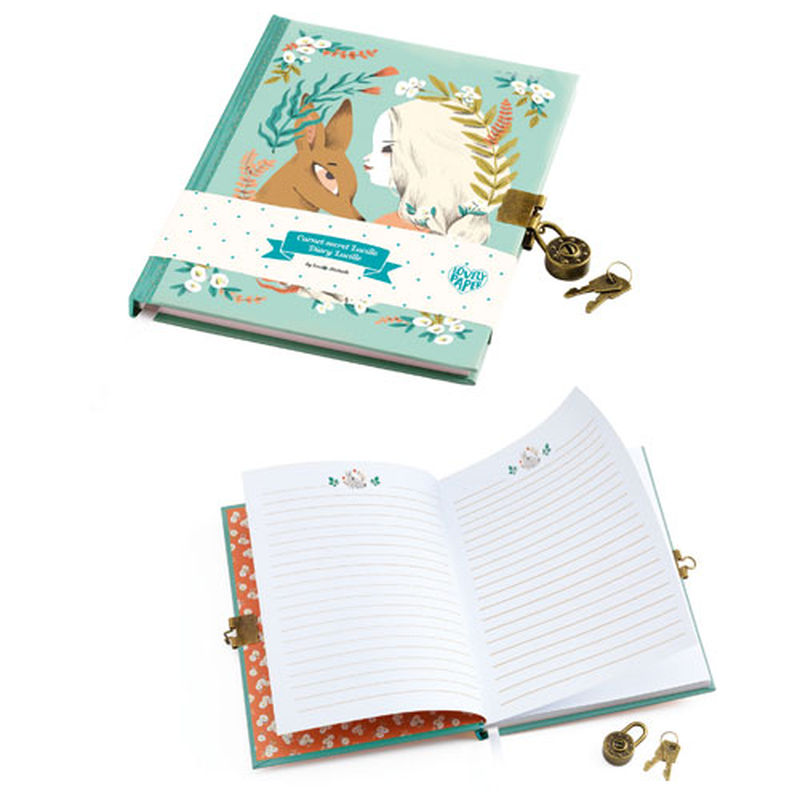 Djeco secret notebooks lucille secrets notebook, , medium image number null