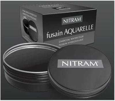 Nitram fusain aquarelle, 700340, black, 50 gr