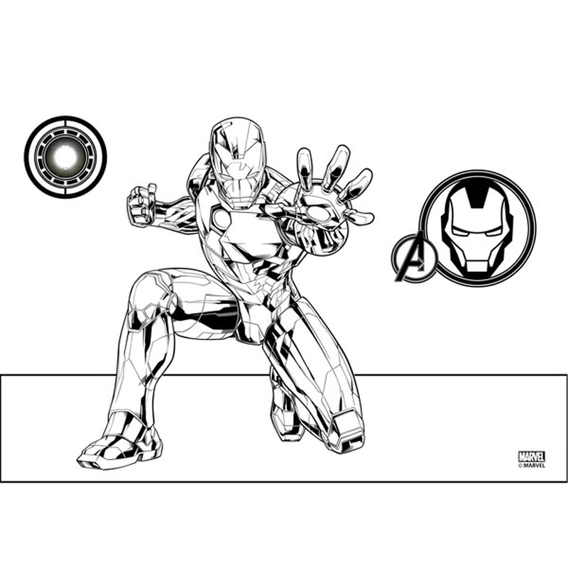 Product image: Μπλοκ ζωγραφικής iron man, , medium-null