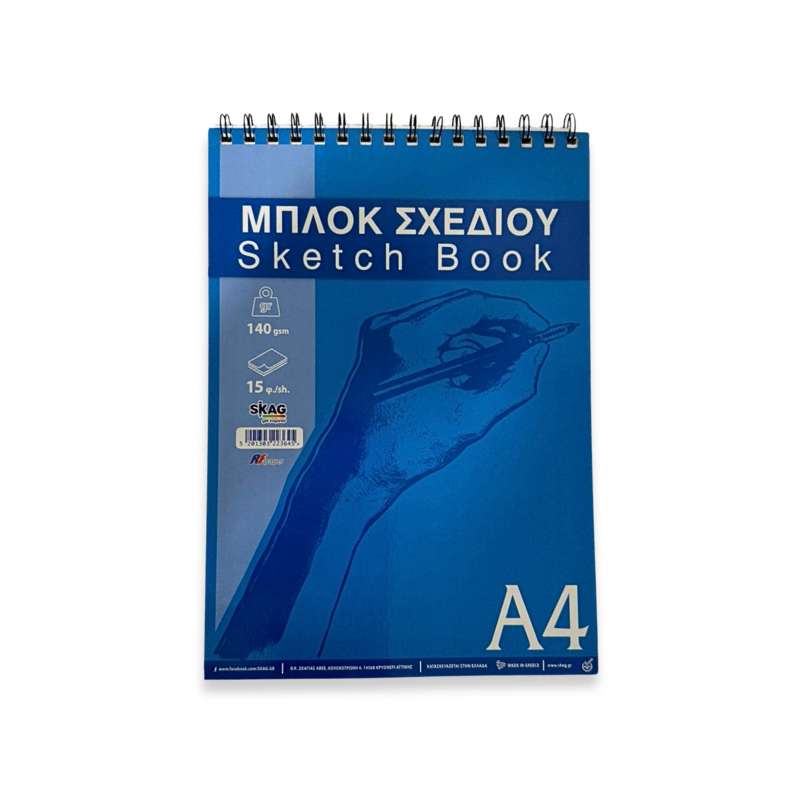 Skag sketch book a4 15sh 140gsm, , medium-null