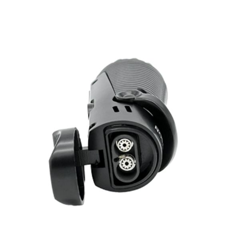 Ronson bora gun metal satin, black cigar lighter, , medium-null