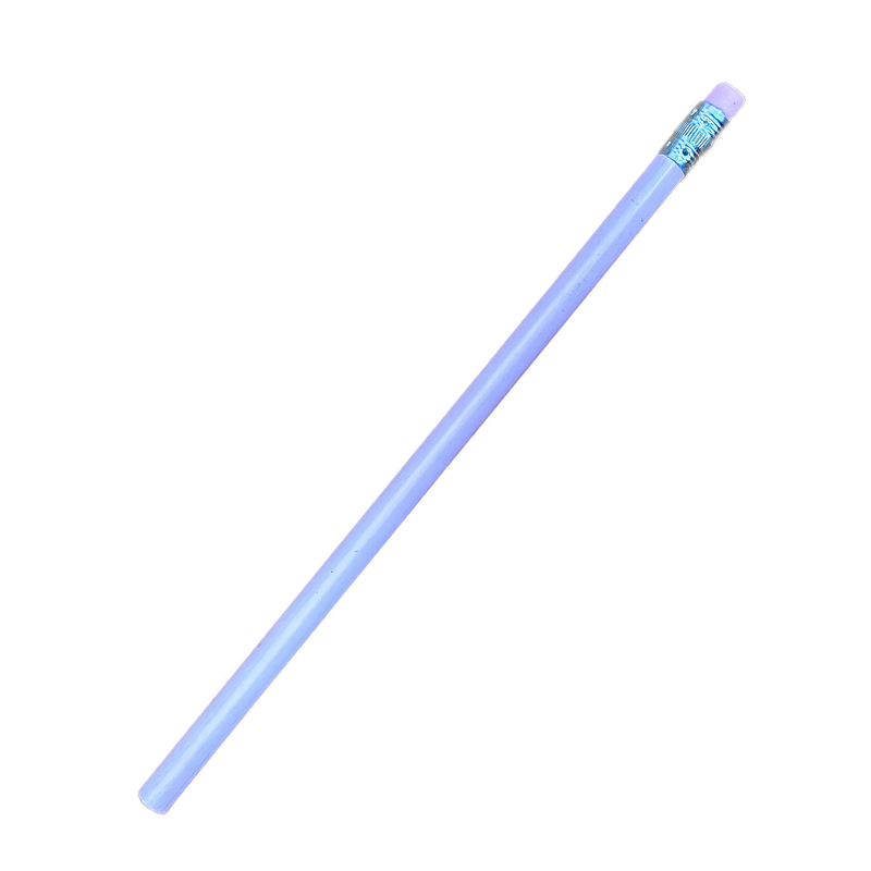 Lilac coloured pencil with eraser top image number null