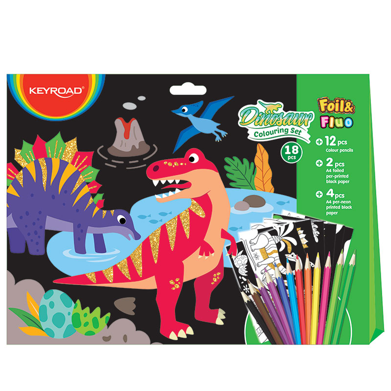 Water colour paint set dinosaur, , medium-null