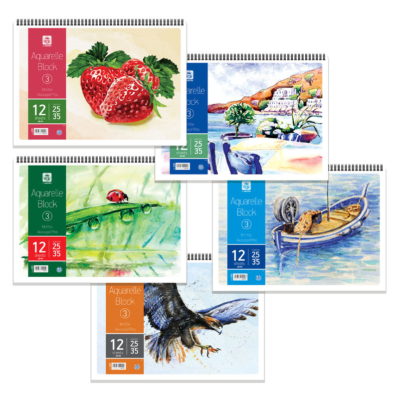 Aquarelle block 25x35 typotrust, , medium-null