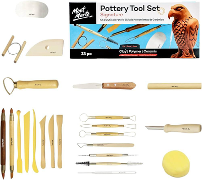 Pottery tool set signature 23p
