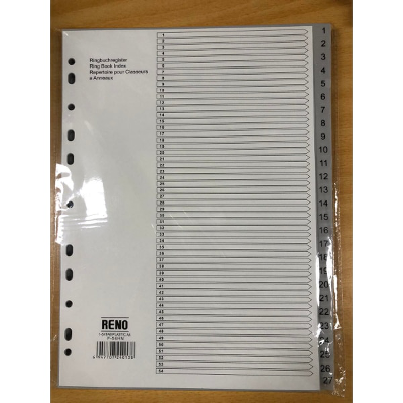 Reno divider pvc  index  1-54 f-54hn, , medium-null
