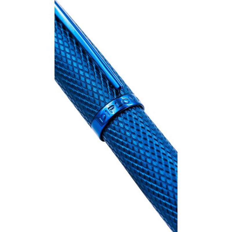 Diplomat rollerball viper blue guilloche, , medium-null