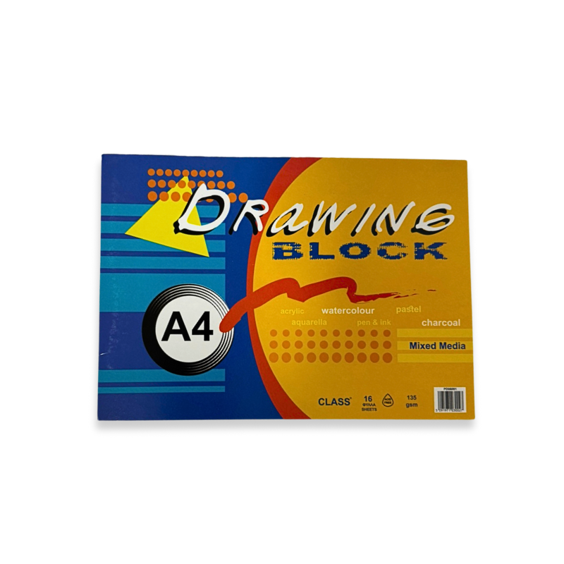 Product image: Class drawing block a4 16sh 135gsm, , medium-null