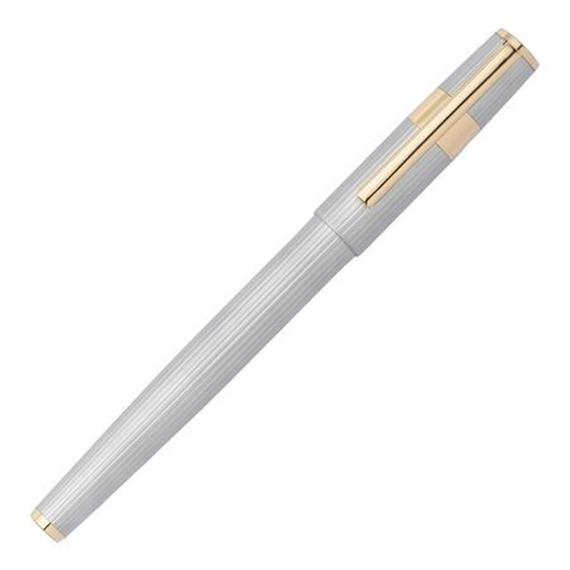 Product image: Hugo Boss fountain pen gear pinstripe silver/gold, , medium-null