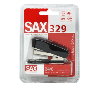 Sax 329 stapler with staples 24/6 x 1000pcs, , medium