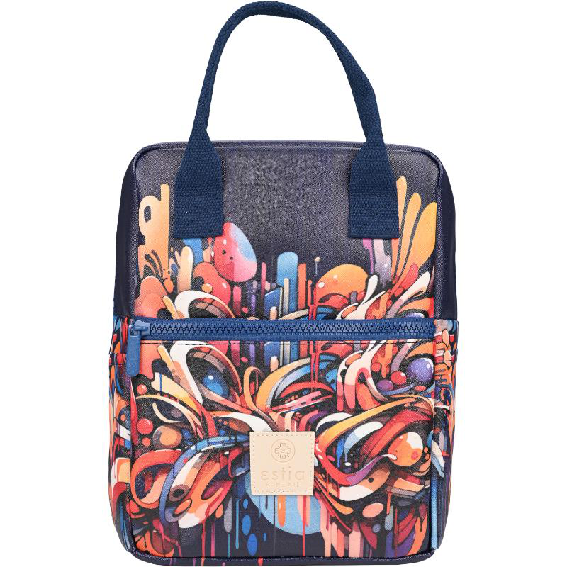 Estia insulated lunch bag save the aegean 7l - vibrant, , medium-null