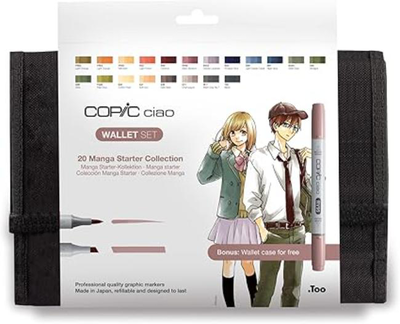 Copic ciao coloured marker pen - wallet of 20 love, , medium