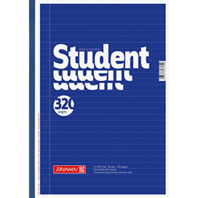 Brunnen student a4 refil pad ruled 80gsm 320p, , medium