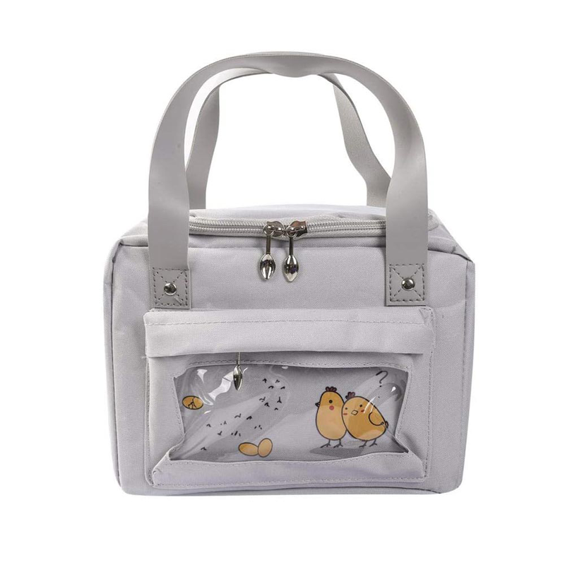 Product image: Ισοθερμική τσάντα φαγητού 6lt amber grey chick am3010, , medium-null