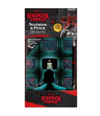 Paladone stranger things hawkins lab notebook and pencil, , medium