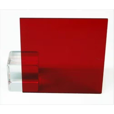Acrylic 3mm 10x15cm red transparent, , medium