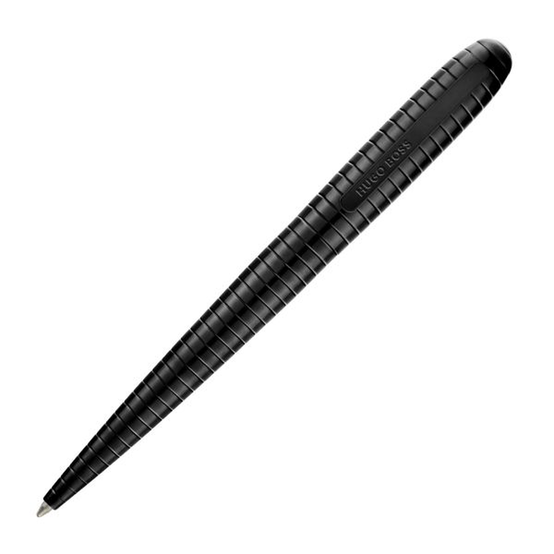 Hugo Boss ballpoint pen contour soft bauhaus black, , medium-null