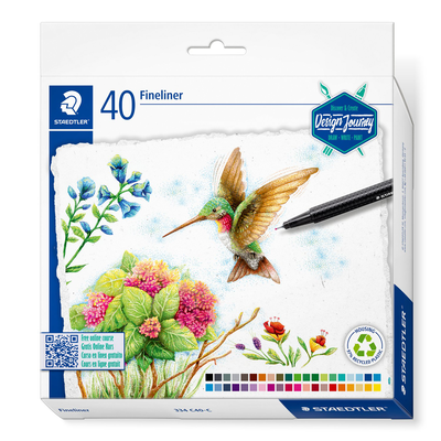Triplus fineliner 334 tringular 40 pcs, , medium