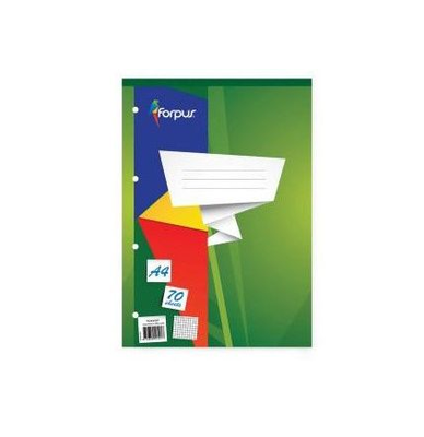 Refill pad a4 squared 70 sheets, , medium
