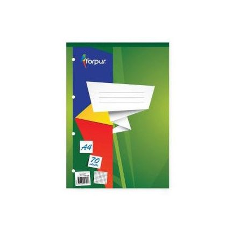 Refill pad a4 squared 70 sheets, , medium-null