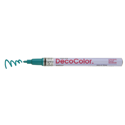 Decocolor paint marker fine - 200/73 teal, , medium