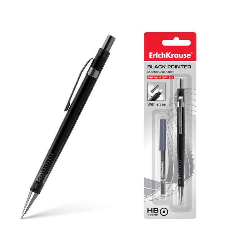 Product image: Erichkrause mechanical pencil black pointer 0.5mm hb 44808, , medium-null