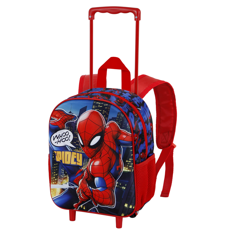 SPIDERMAN JUNIOR TROLLEY BACKPACK 3D-null
