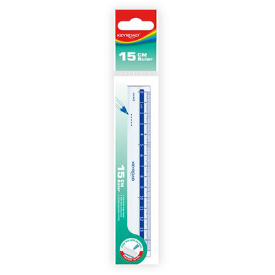 Ruler transparent 15cm, , medium