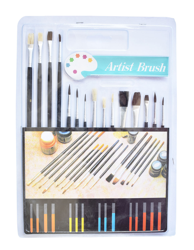 Artist brush set 15pcs, , medium image number null