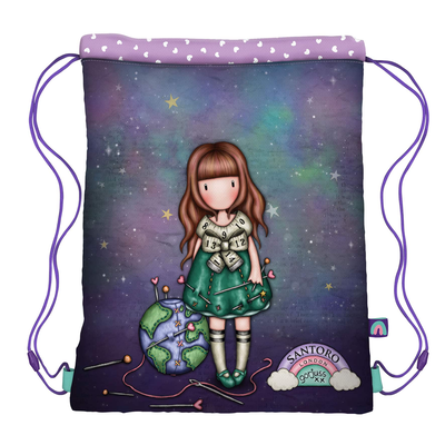 Gorjuss - drawstring bag - be kind to our planet, , medium