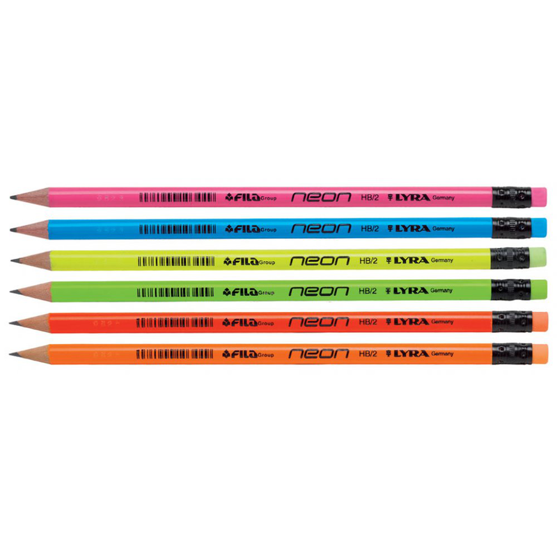 Lyra neon hb w/ eraser-null