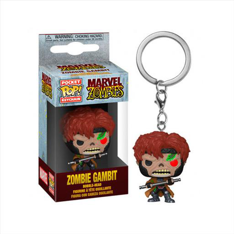 Product image: Pocket pop keychain! Marvel zombies: zombie gambit figure, , medium-null