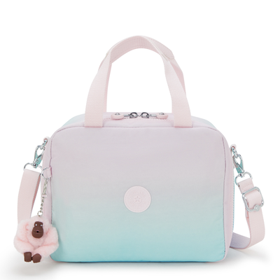 KIPLING Lunch box gradient sea, Pink And Green, medium